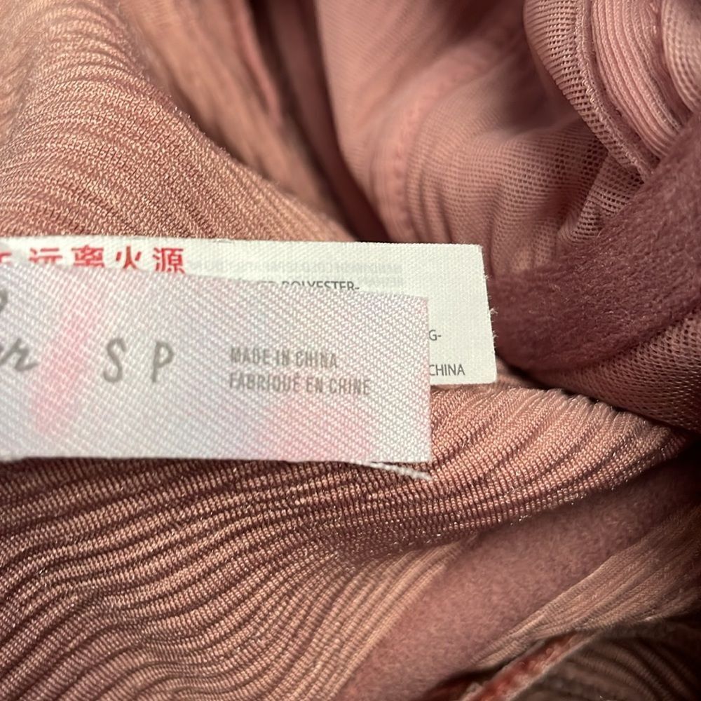 Urban Outfitters Out From Under Pink Crushed Velvet Bustier Bodysuit (Size:Small - Picture 14 of 16